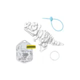 Супер милый белый маленький динозавр подвеска + белая игровая карта