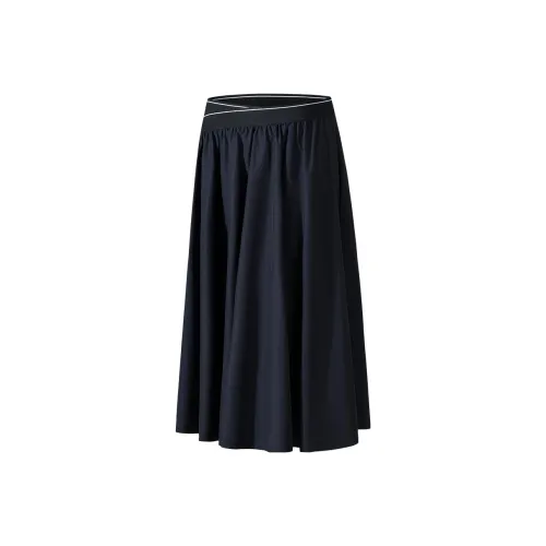 ANTA Повседневный Длинный Юбка Женская Легенда Синий Основной Черный