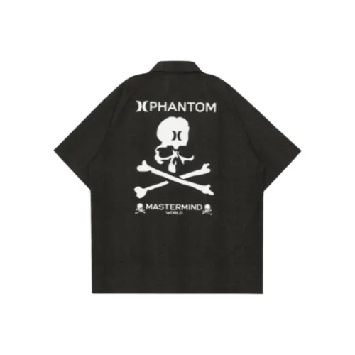 MASTERMIND WORLD Hurley Collaboration Collection Черная унисекс рубашка