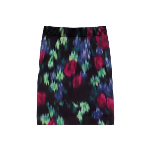 KENZO Черные Женские Повседневные Короткие Юбки