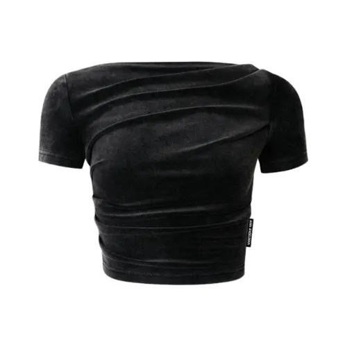 Ann Andelman Черные Женские Футболки