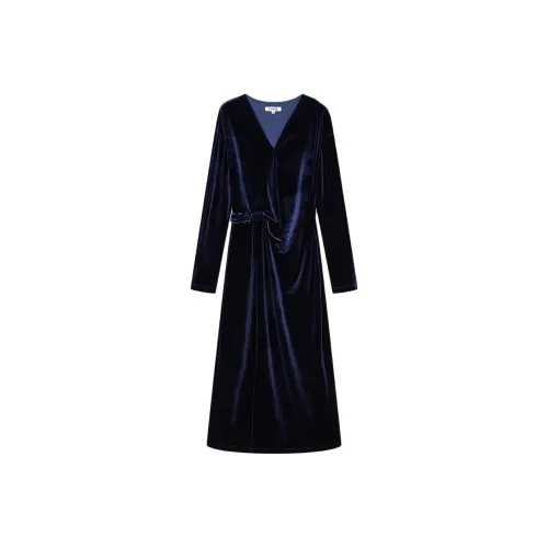 COVERINS Длинное платье с длинными рукавами женское