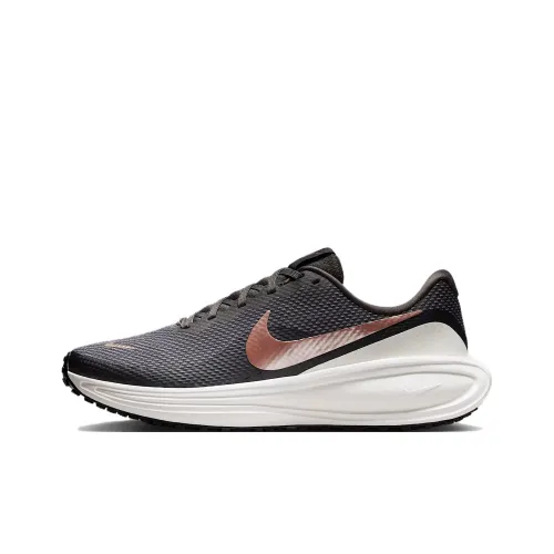 Nike REVOLUTION 8 Slip Устойчивый к истиранию Низкий Топ Беговые кроссовки Женские Средне-серый