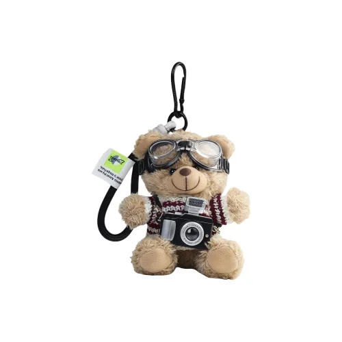 Восемь Тон Слон Блестящий Фотография Медведь WEARING A Свитер AS A Пилот Бурый Медведь Кукла Плюшевая Подвеска 12 см Рекомендуемый рост