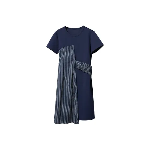 AMII Короткое платье с короткими рукавами женское