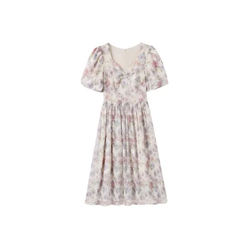 GULIANFEI Короткий рукав Платье Женское