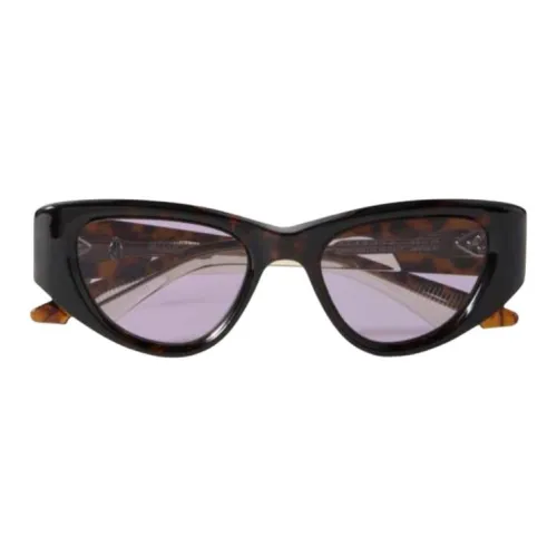 JACQUES MARIE MAGE Ацетат Кошачий глаз Солнцезащитные очки Унисекс Черный