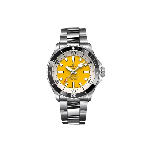 BREITLING Автоматический Механический Часы Мужские Super Ocean Collection 42 мм Желтые