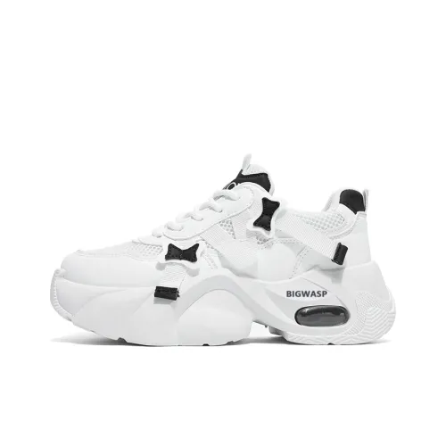 BIGWASP Противоскользящие Аbrasion-resistant Низкий Топ Кроссовки с Толстой Подошвой Женские