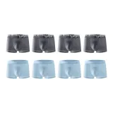 8 пачек (Темно-серый 4 + Далекий Небесный Синий 4)