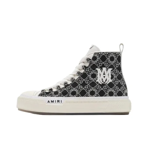 AMIRI Court Hi Ma Quad High Скейтборд Кроссовки Мужские Черные