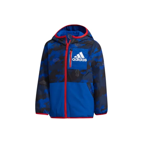 Adidas Куртка LB FL REV Коллегиальный синий Белый Детская
