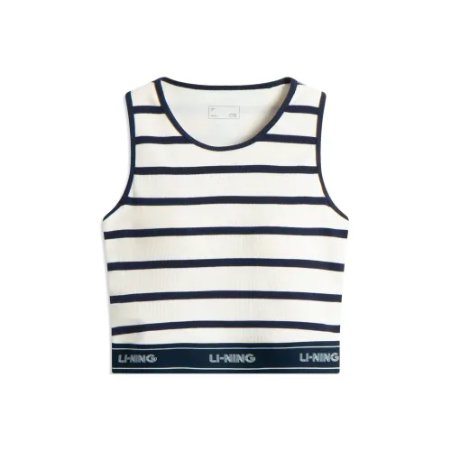 LINING Sports Fashion Collection Спортивные жилеты Женские Айвори Космический синий