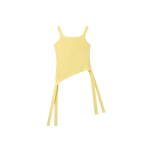 Mu Qingqing Желтые Женские Камисоли