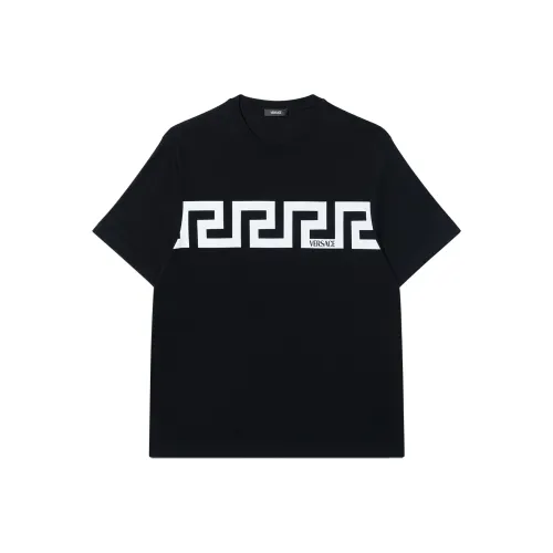 VERSACE Мужские черные T-рубашки