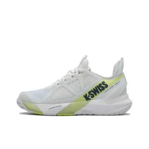 K·SWISS Теннисные кроссовки Low Top 143 Белый Серый/Неон Зеленый/Морской Синий Женские
