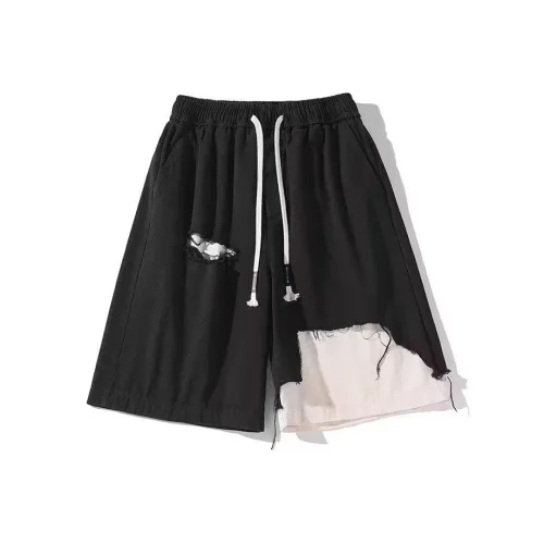 YOUSEKOO Черные Унисекс Повседневные шорты