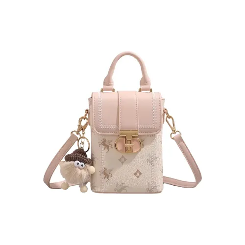 PESASRIE ПУ (полиуретан) Чехол для телефона Женский Персиково-розовый