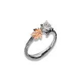 Золотистый кленовый лист, одиночный обхват