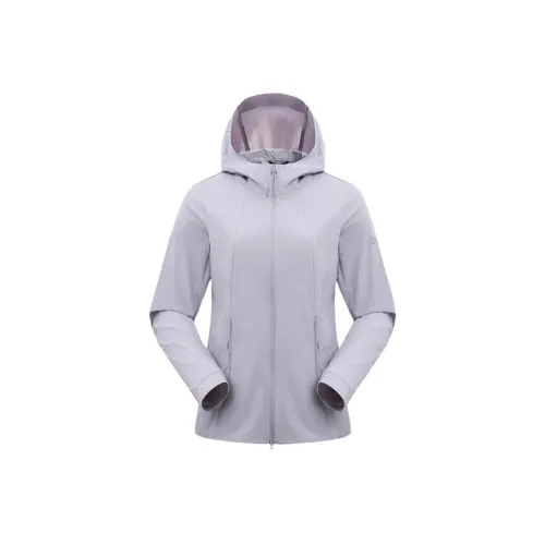 Under Armour SS25 Куртка Женская Светло-Серый Фиолетовый