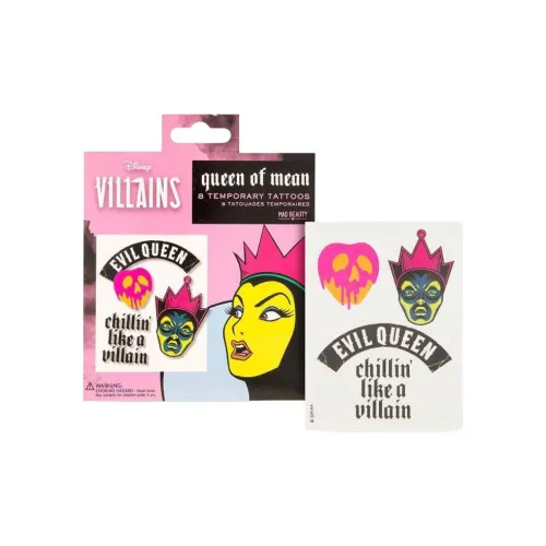 Disney Villain Фигура с принтом Временные татуировки 1 упаковка