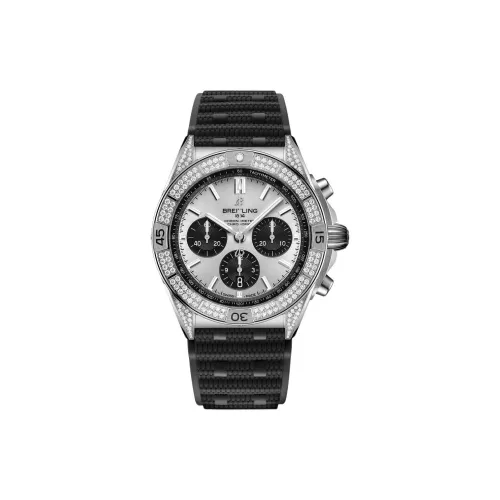 BREITLING Автоматический Механический Часы Мужские 42 мм Серебряные