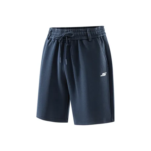 Skechers Повседневные шорты Унисекс Синий Серый 010N