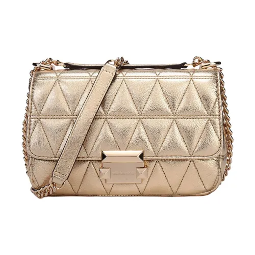 MICHAEL KORS MICHAEL KORS Handbag Collection Sloan Кожа Сумка на плечо Женская Золотая