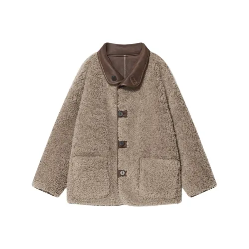 COVERINS Темный кофейный Женские меховые изделия