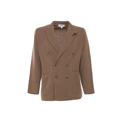 LARDINI Бизнес-костюм мужской коричневый