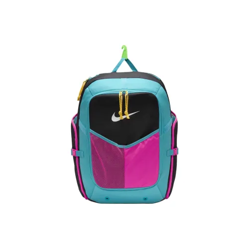 Nike Полиэстер Рюкзак Унисекс Черный Фуксия Синий