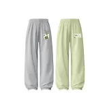 [Сетка Антимоскитные Брюки 2 упаковки] Панда Темно-Серый + Медведь Логотип Зеленый