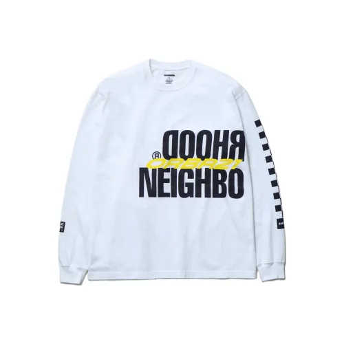 NEIGHBORHOOD ORBR X HONDA/Honda, Collaboration Белая Унисекс T-рубашка