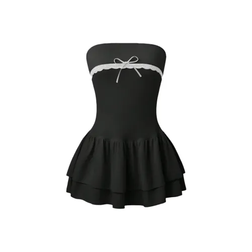 POPO.INFO Без рукавов Платье Женское