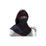 Удлиненная защита шеи - Черный [UPF50+Полное лицо, солнцезащитный]