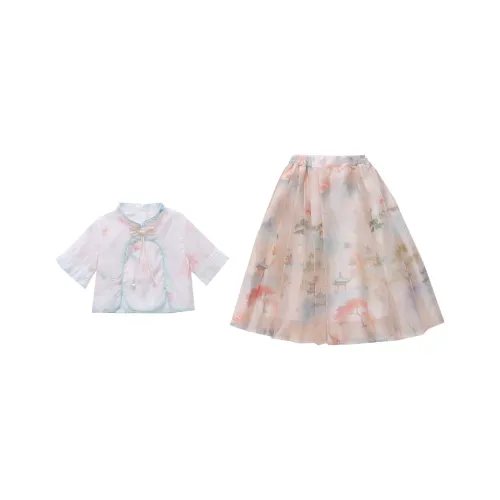 La Cergo Ханьфу 2 предмета комплект цвет на изображении для детей 3-7 лет