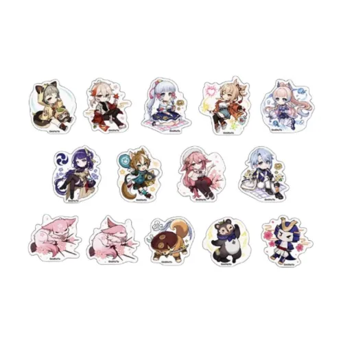 SCHUCO Outing Theme Коллекция Тиби Персонаж Наклейка Сумка Мерч по IP