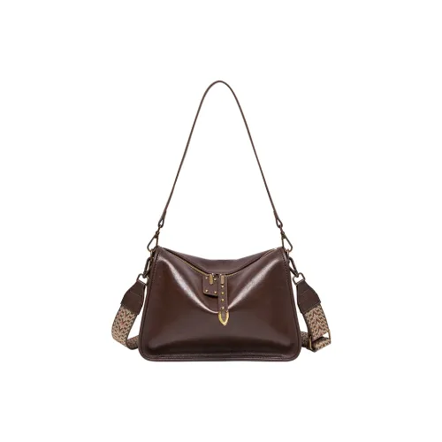 NALANDU Коровья кожа с синтетической кожей подушка сумка бостонская сумка сумка через плечо средний размер женская