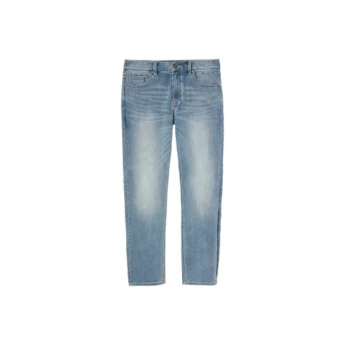 JACK JONES E42 Medium Denim Blue Men's Jeans JACK JONES E42 Средний деним синий мужской джинсы