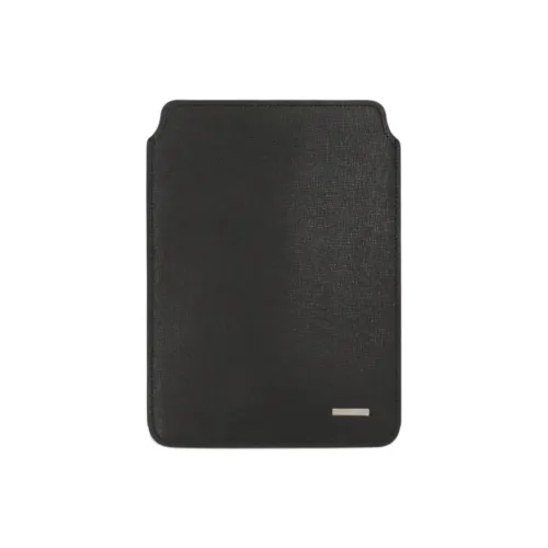 FENDI Кожа Защитный Чехол Мужской Черный