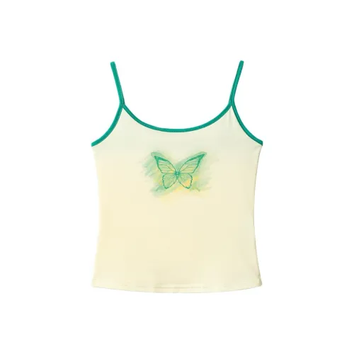 Mu Qingqing Абрикос Женские Камисоли