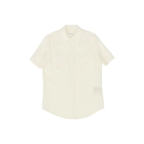 Loro Piana SS25 Рубашка Женская Экрю