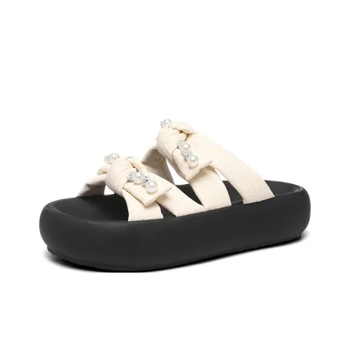 Golden Silk Rabbit Резиновая подошва устойчивая к истиранию быстросохнущая амортизация слипоны женские