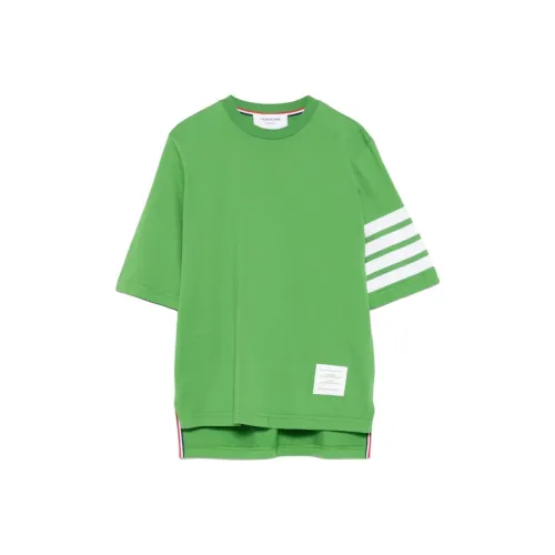 THOM BROWNE Зеленые Женские Футболки