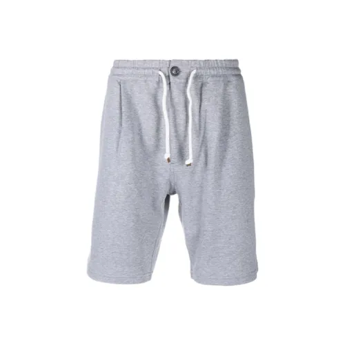 BRUNELLO CUCINELLI Серые Мужские Повседневные Шорты