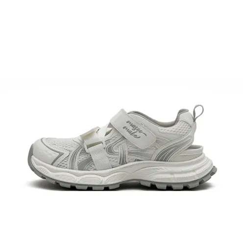 MASOOMAKE Дышащий Легкий Увеличение Высоты Низкий Топ Толстая Подошва Женские Кроссовки