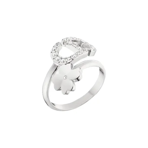 DIOR Кристальные кольца Женское серебро