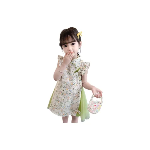 La Cergo Ханьфу Зеленый для детей в возрасте 3-7 лет