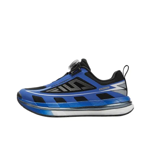 FILA KIDS Speed 5 Легкий Амортизаторы Низкий Топ Детская Беговая Обувь Черный Морской Синий Подростки