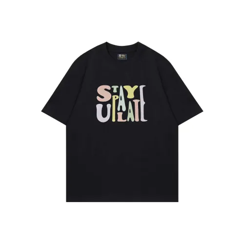 STAY UP LATE T-Shirt Унисекс Черный